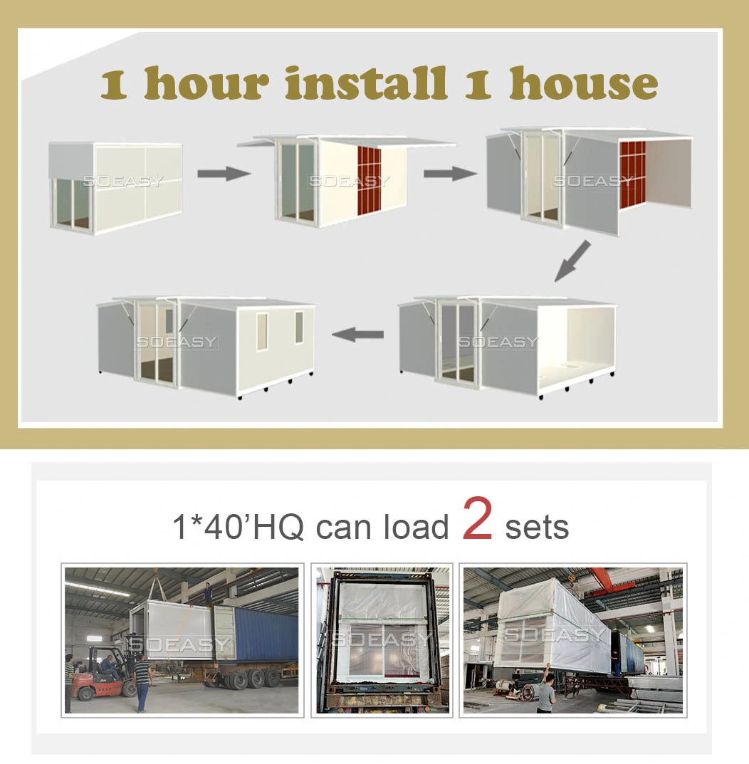 Customizable ISO Approved Chinese Prefab Luxury Expandable USA Shipping Container Homes House Manufacture