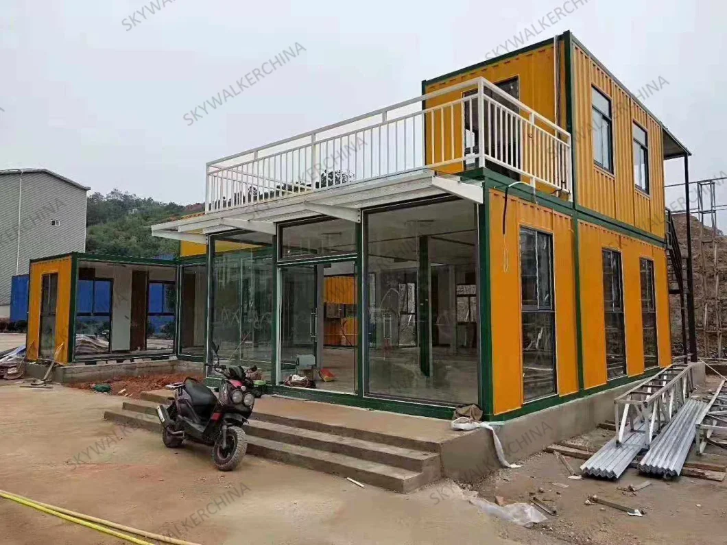 ISO Certificate Steel Frame Container House Prefab House Skw