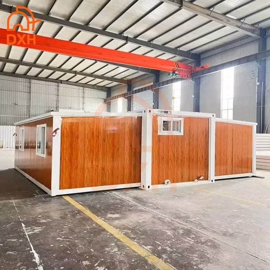 Preço de fábrica de construção rápida Casa pré-fabricada Modular Pré-fabricada Pré-fabricada Transporte Vida de luxo Moderno Pacote plano Expansível Transporte Casa de contêiner dobrável