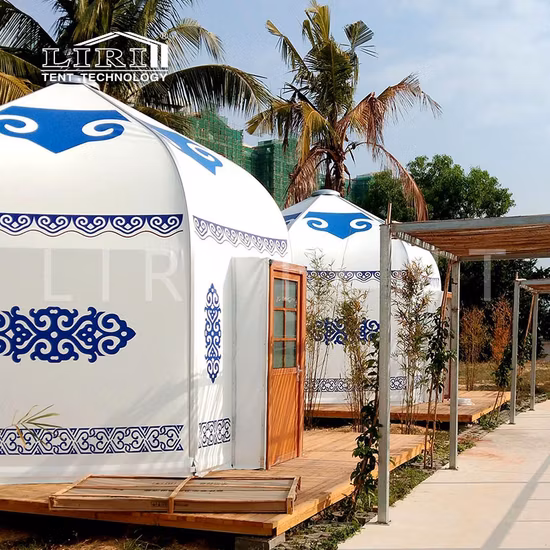 Venda de tendas de acomodação Yurt Glamping inteiras da Mongólia
